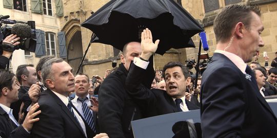 Accueilli sous les huées à Bayonne, Sarkozy fustige le PS 16508110