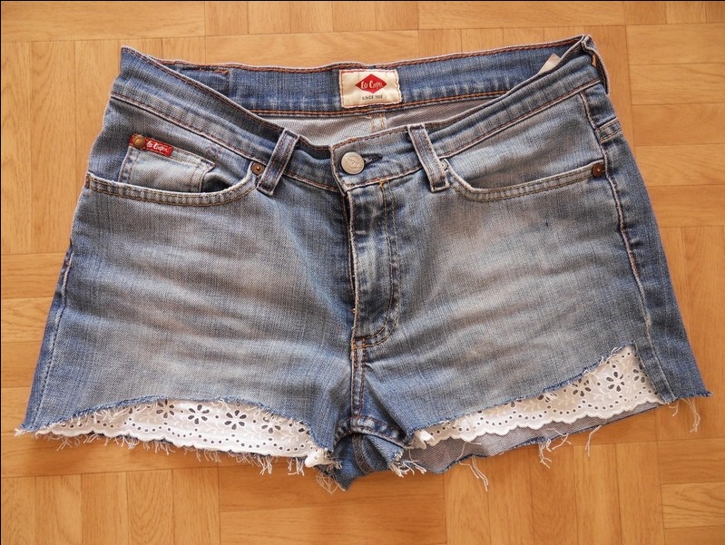 ▬ DIY : Short en jean et dentelle Sans_t23