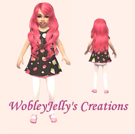 Toddlers Strawberry Dress Comple11