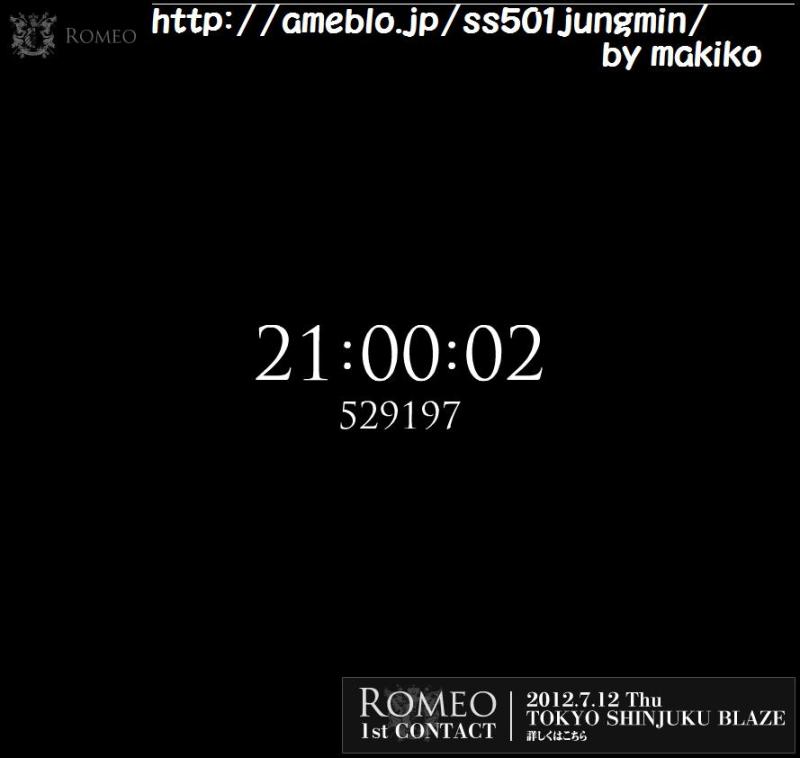 [2012.6.29][información]ROMEO 1st CONTACT O0800011