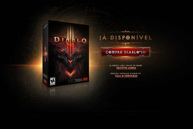 Para Comprar Diablo lll Clic Na imagem Do Game Diablo e vá para o site!Problemas nos servidores da Blizzard Diablo10