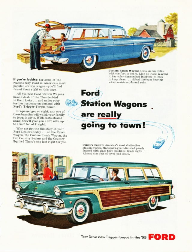 Vintage Automobile Advertising - Page 2 1955_f10