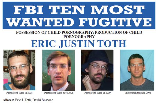 Un pédophile présumé prend la place de Ben Laden dans la liste des personnes les plus recherchées par le FBI Articl10