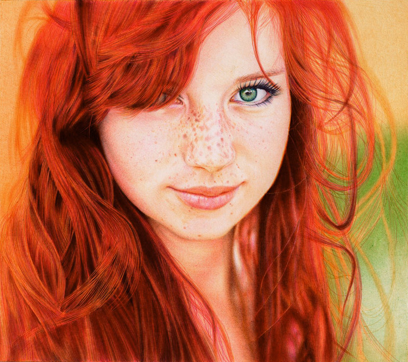 Drawn with 7 ball point pens... incredible. Lb9ix10