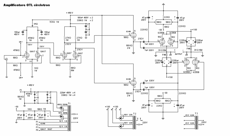 OTL 6C33 da 70W Bebo Marotta - autocostruzione Schema10
