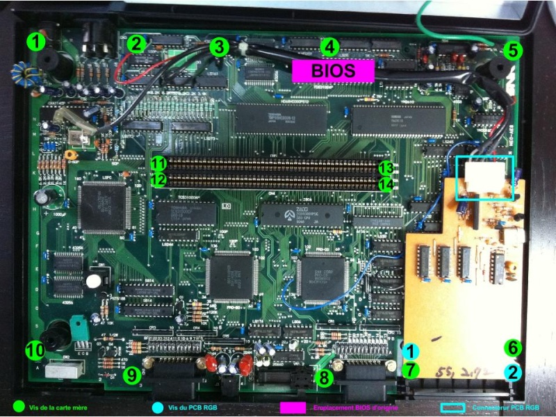 TUTO INSTALLATION UNIVERSE BIOS 3.0 NEO GEO AES 3-3 (serial:021239) Dem210