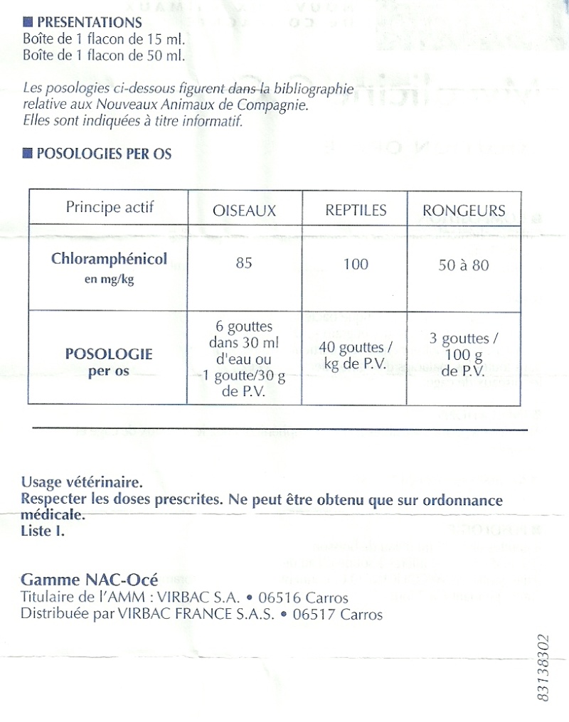 Mycolicine O.C. Besoin d'aide Numari11