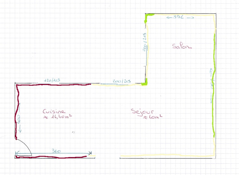 on casse tout et on recommence "salon séjour cuisine" - Page 2 Essais10