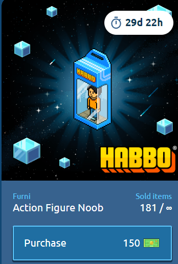 Action Figure del Nabbo disponibile su nft.habbo.com Immag123
