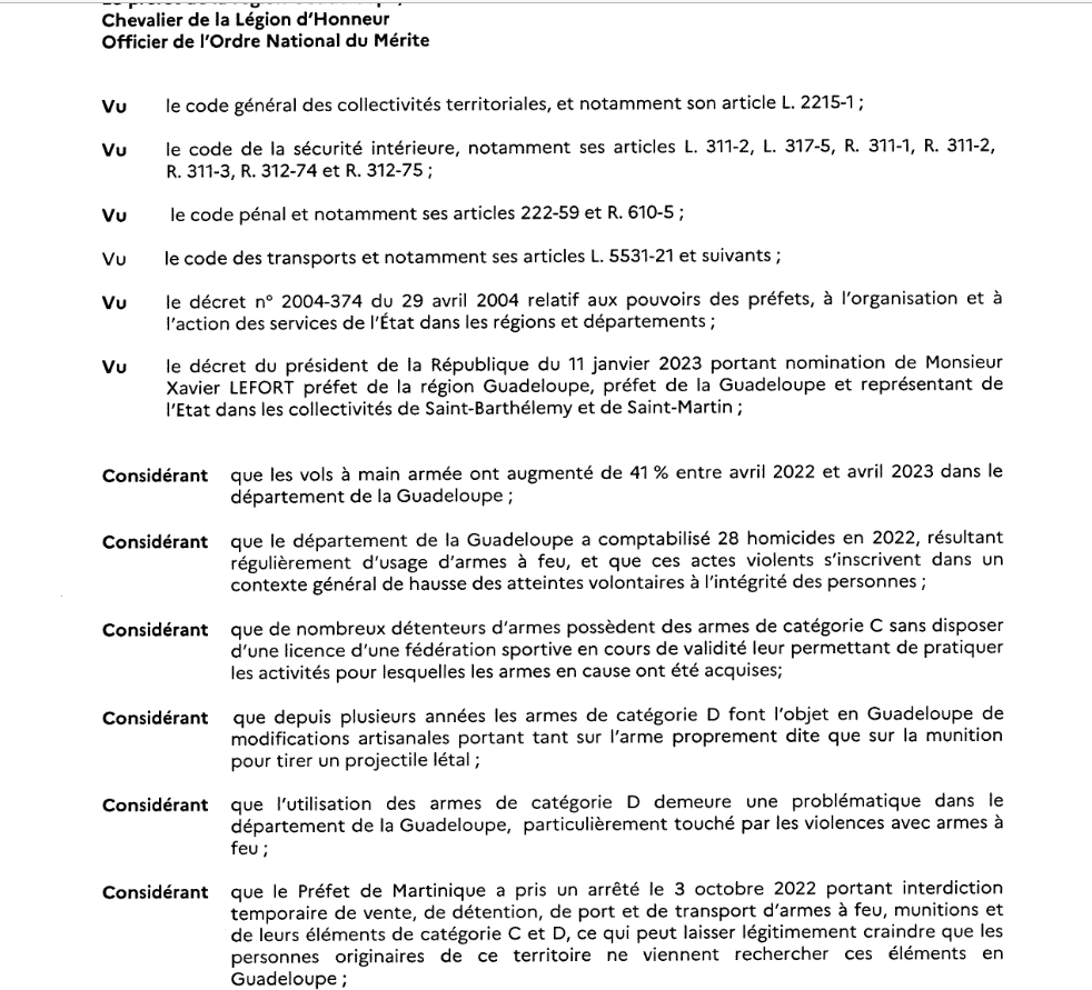 Un préfet peut-il par décret interdire la détention d’armes de catégorie D - Page 2 Guadel10