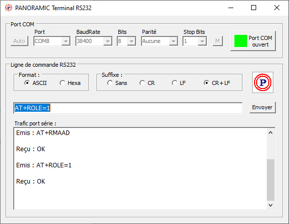 Domotique avec Panoramic : Bluetooth et cartes électroniques Hc05_910