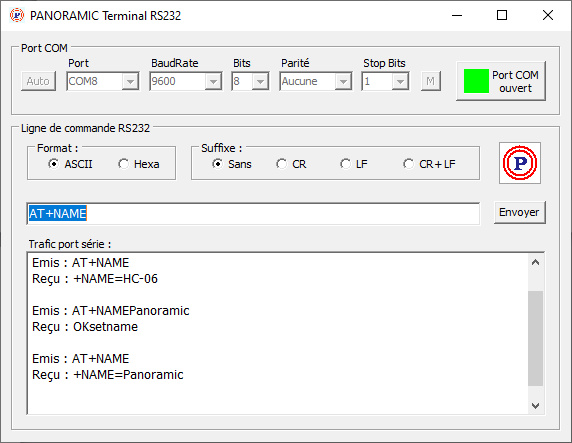 Domotique avec Panoramic : Code PIN et Id du HC-06 Bluetooth P2_bmp11