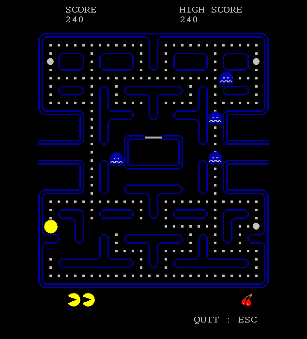 Ebauche du jeu Pac-Man Pacman15