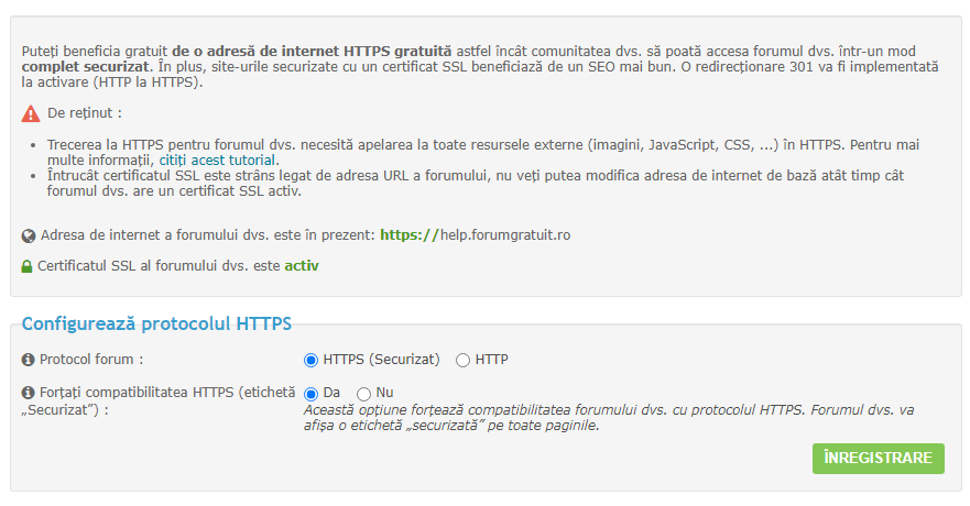 Certificat SSL: Ghid pentru o migrare de succes a forumului la HTTPS Screen27