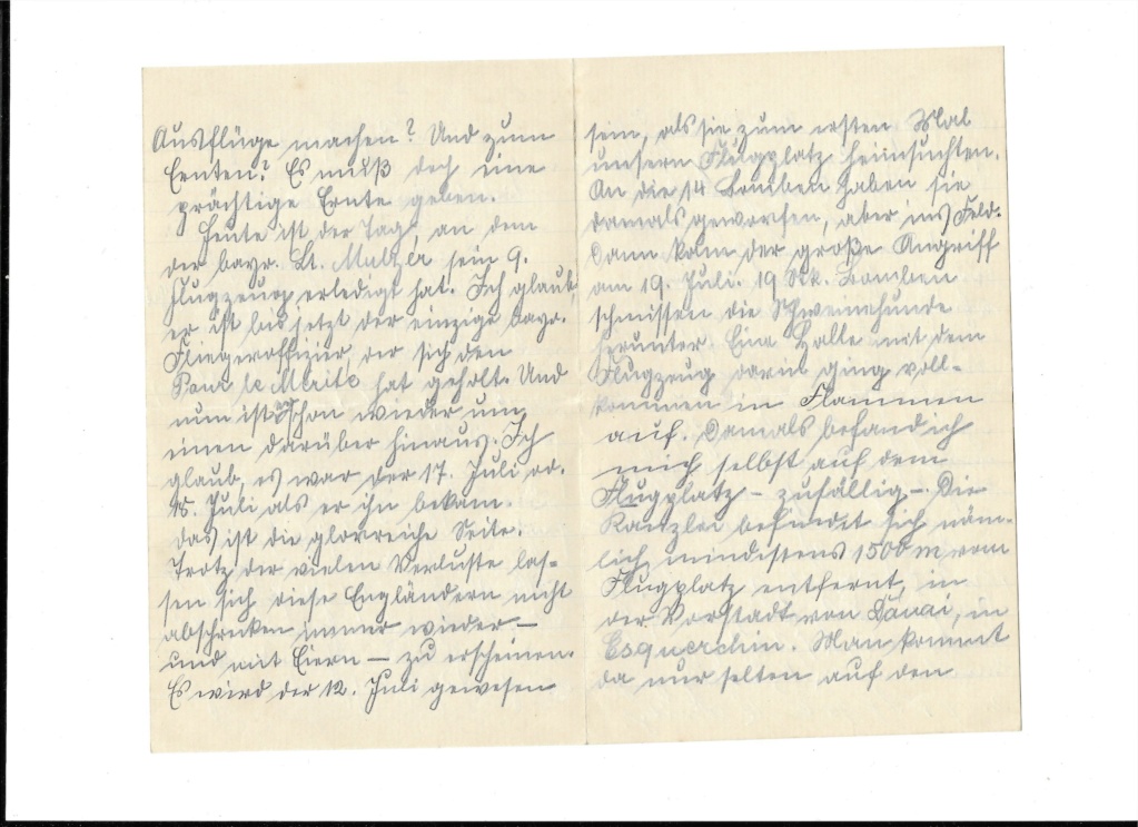 Correspondance Fliegerabteilung - 1915-1918 Manusc19