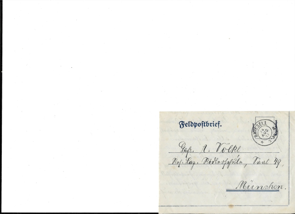 Correspondance Fliegerabteilung - 1915-1918 Manusc23