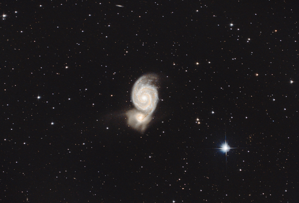 M51 Galaxie du tourbillon ou du chien de chasse  M51_ga16