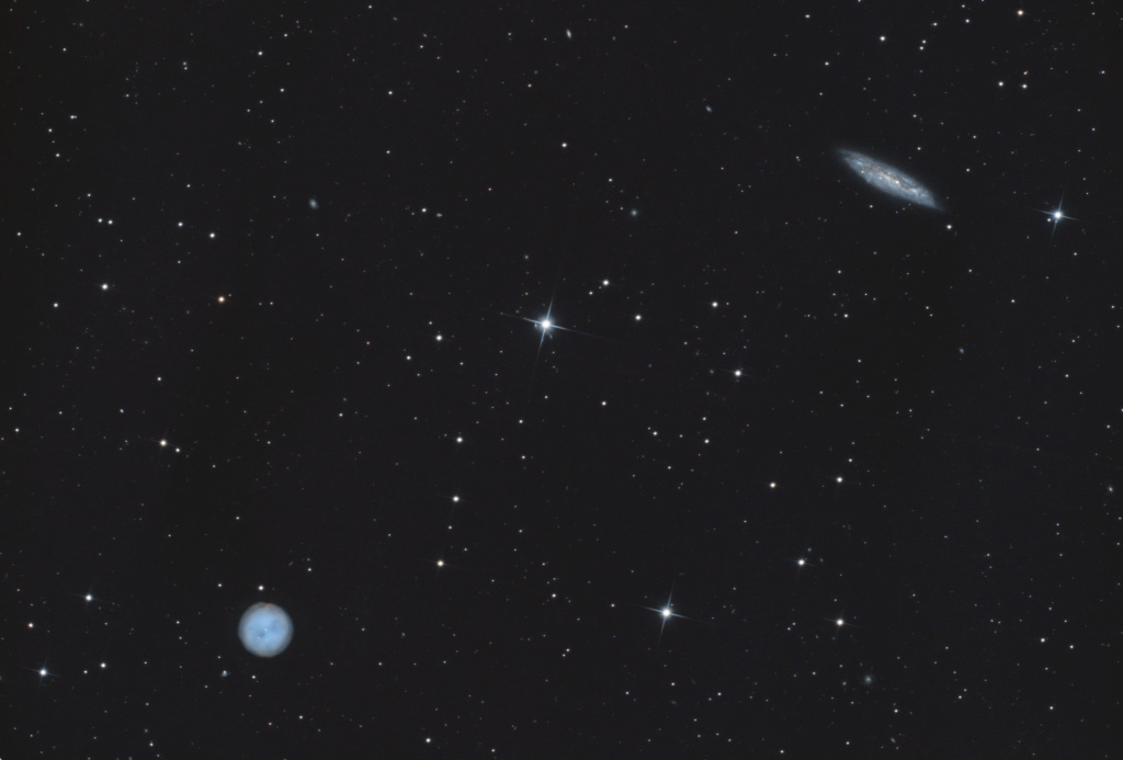 M108 Galaxie Surf et M97 Hibou Nebula M97_hi11