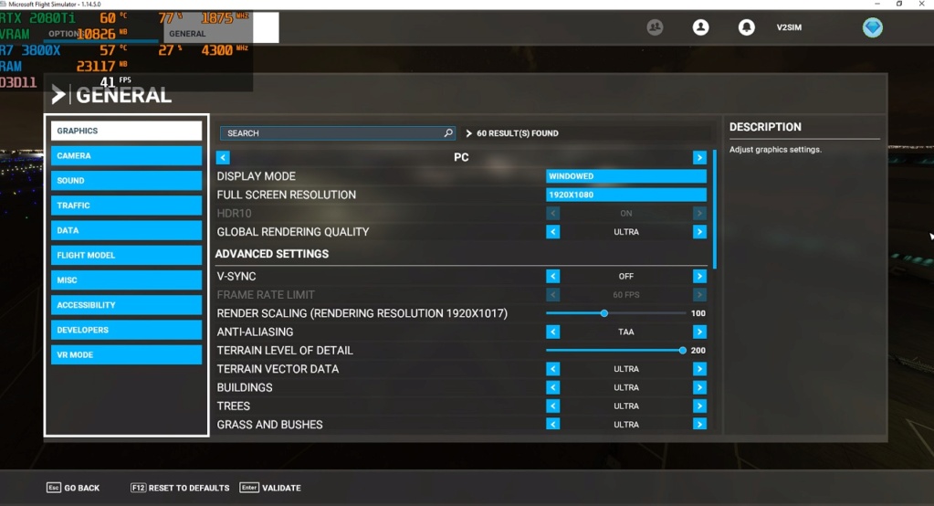 Consumo elevado de RAM e VRAM do PC no MSFS 2020 Imagem13