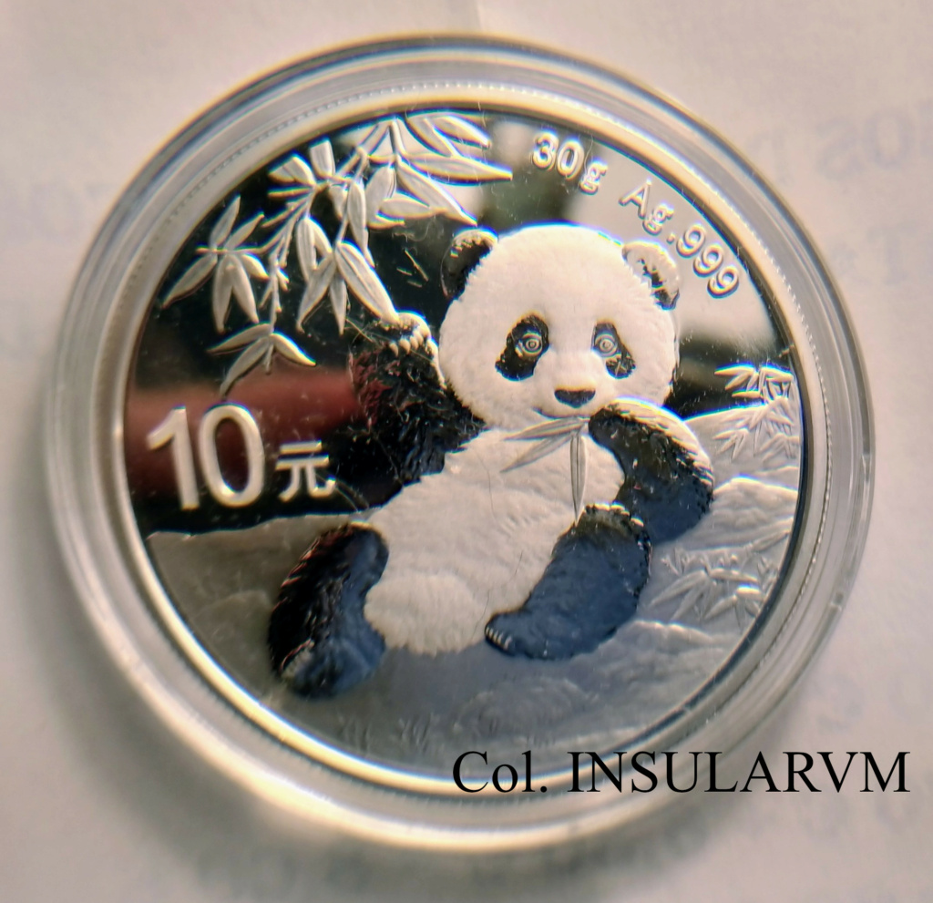China, 10 Yuan. 2020. Panda. FDC/BU 1_onza86