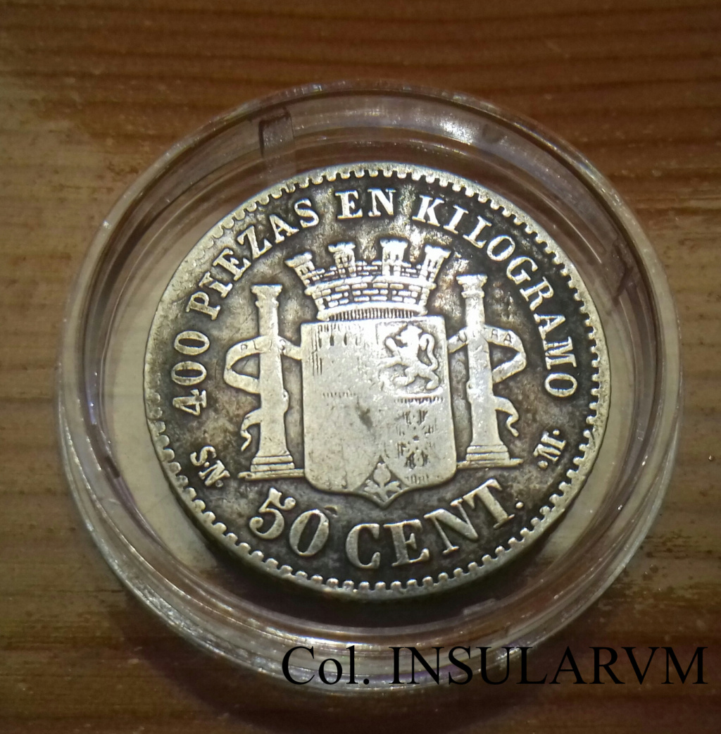 50 Céntimos 1870 (*7-0). Gobierno Provisional. SN M Madrid (BC+) 50_czo10