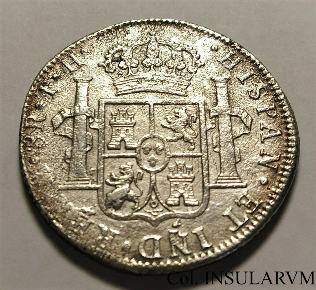 Carlos IV, 8 Reales. 1807 TH. México. “Cuban Waters Wreck” (C.a. 1807) 8_real45