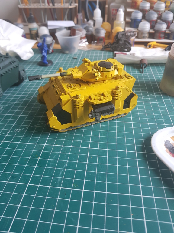 [Fini] [Soulhammer - Imperial fist] Predator(85) + autocanon (40) + heavy bolter (20) --> 145 points 20200511