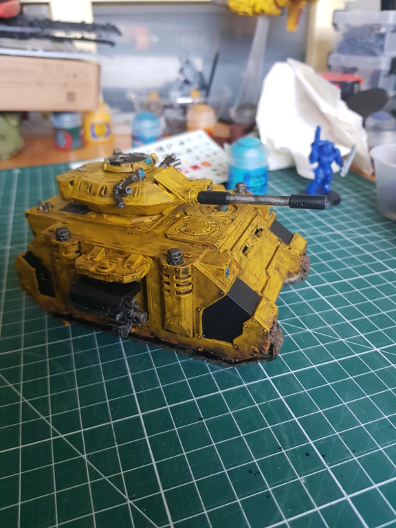 [Fini] [Soulhammer - Imperial fist] Predator(85) + autocanon (40) + heavy bolter (20) --> 145 points 20200512