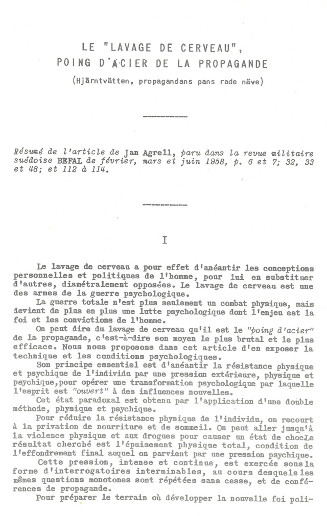 Le « lavage de cerveau ». 1a10