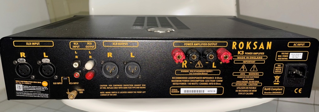 Roksan K3 Power Amplifier -Made in England 234