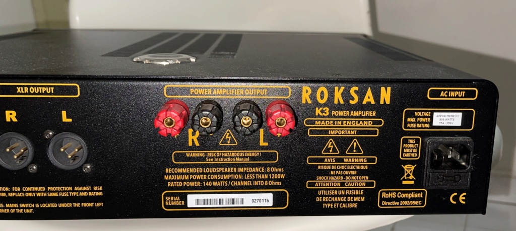 Roksan K3 Power Amplifier (SOLD) 425