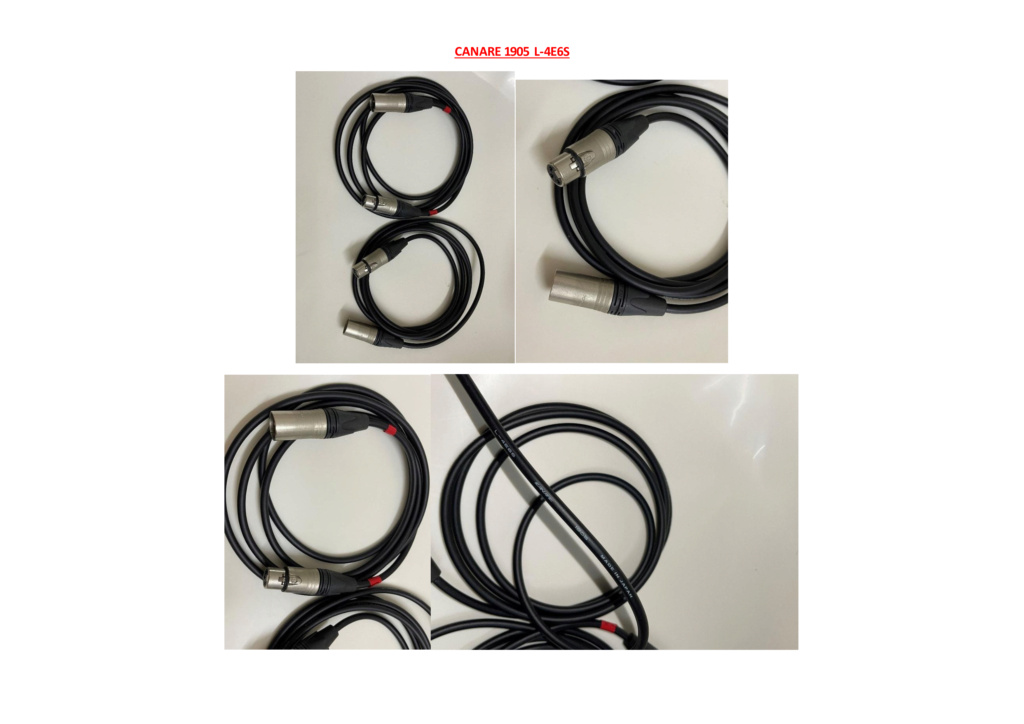 XLR to XLR HIFI Interconnect Cables Canare10
