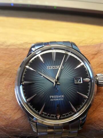 rayure verre saphir seiko presage