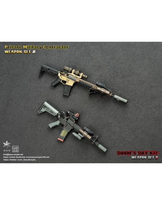 Weapons - NEW PRODUCT: Easy&Simple: 1/6 PMC Weapon Set (06016) & 1/6 Doom's Day Weapons Set (06017) 06016_12