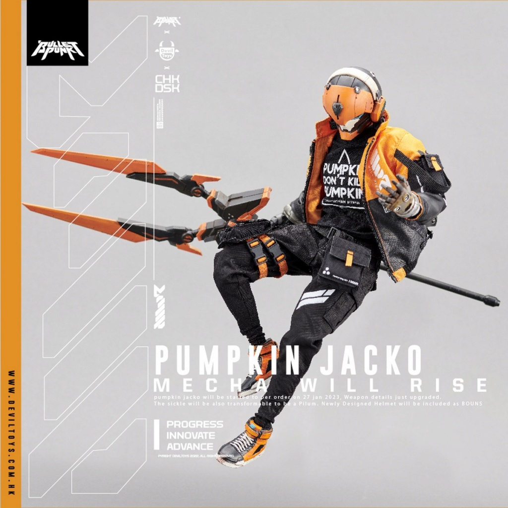 PumpkinJacko - NEW PRODUCT: Devil Toys MWR: sp01 1/6 Scale Pumpkin Jacko 10264410