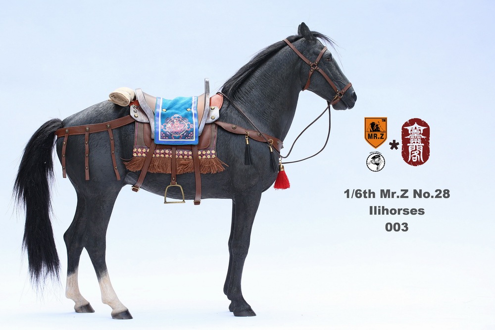 Mr  Z Horse - NEW PRODUCT: Mr.Z (*Air Lingge cooperation) new product: 1/6 simulation animal twenty-eighth bomb - Yili horse full set of 6 1037