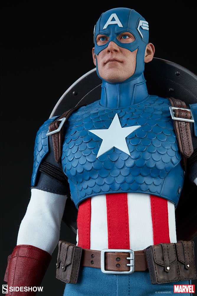 sideshow - NEW PRODUCT: SIDESHOW COLLECTIBLES: CAPTAIN AMERICA 1/6 SCALE FIGURE 1058