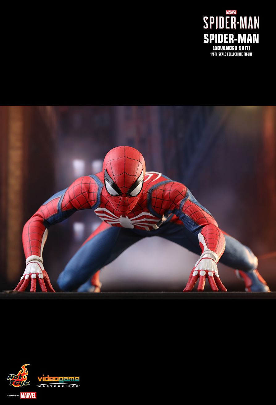 NEW PRODUCT: HOT TOYS: MARVEL'S SPIDER-MAN SPIDER-MAN (ADVANCED SUIT) 1/6TH SCALE COLLECTIBLE FIGURE 1071