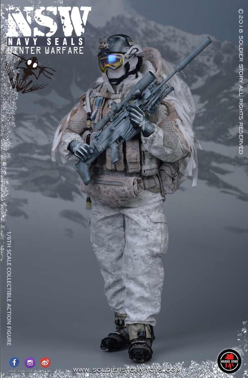 winter - NEW PRODUCT: SoldierStory: 1/6 US Navy Seals - NSW Snow Precision Shooter MARKSMAN (SS109#) 111
