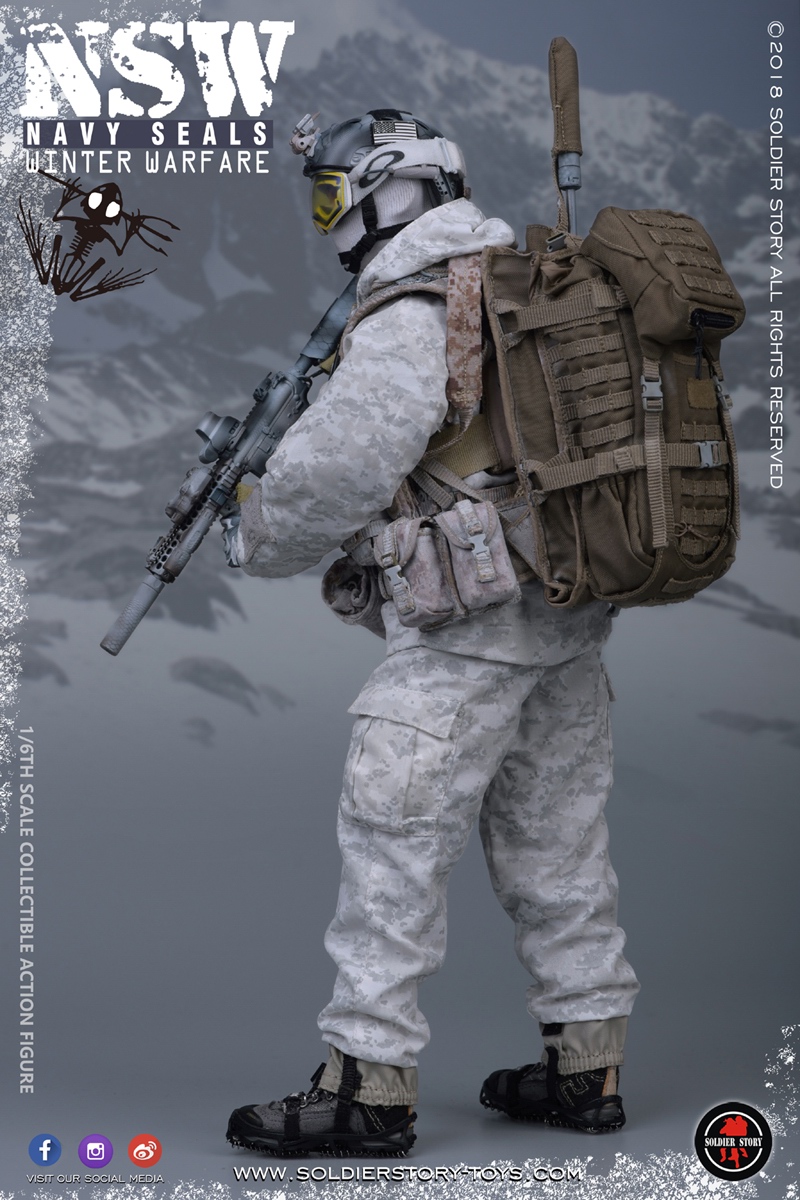 modernmilitary - NEW PRODUCT: SoldierStory: 1/6 US Navy Seals - NSW Snow Precision Shooter MARKSMAN (SS109#) 1111