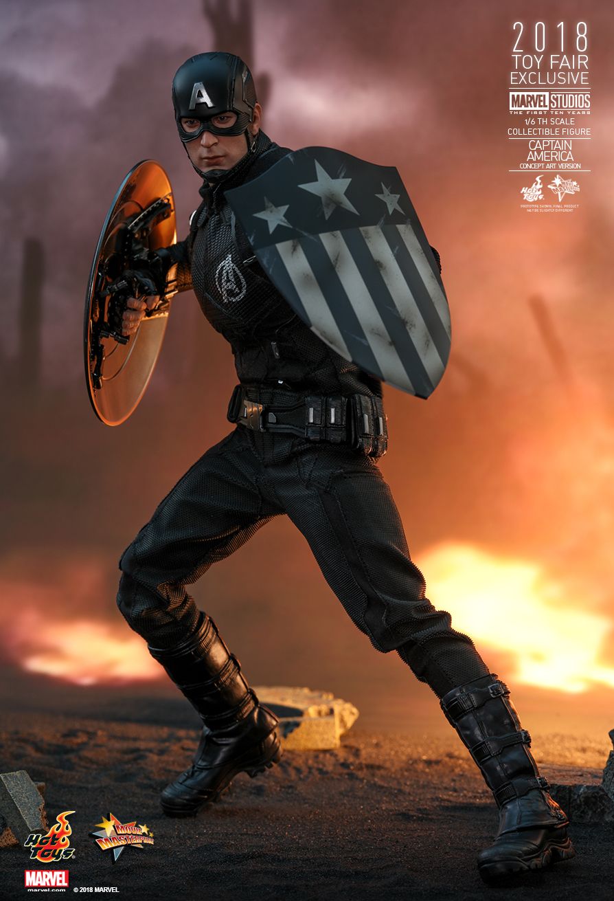 ToyFairExclusive - NEW PRODUCT: Hot Toys: MARVEL STUDIOS: THE FIRST TEN YEARS CAPTAIN AMERICA (CONCEPT ART VERSION) 1/6TH SCALE COLLECTIBLE FIGURE 1136