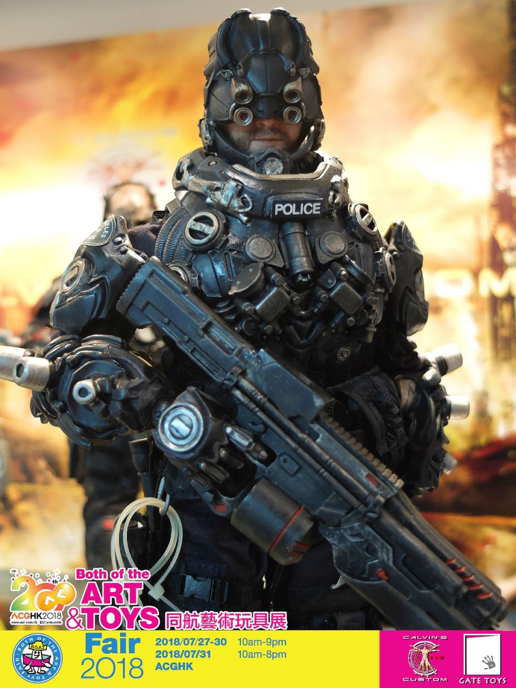 FuturisticMilitaryArmor - Calvin's Custom showcases new 1/6th Futuristic Military Armor Set @ B.O.A.T, ACGHK 2018 1192