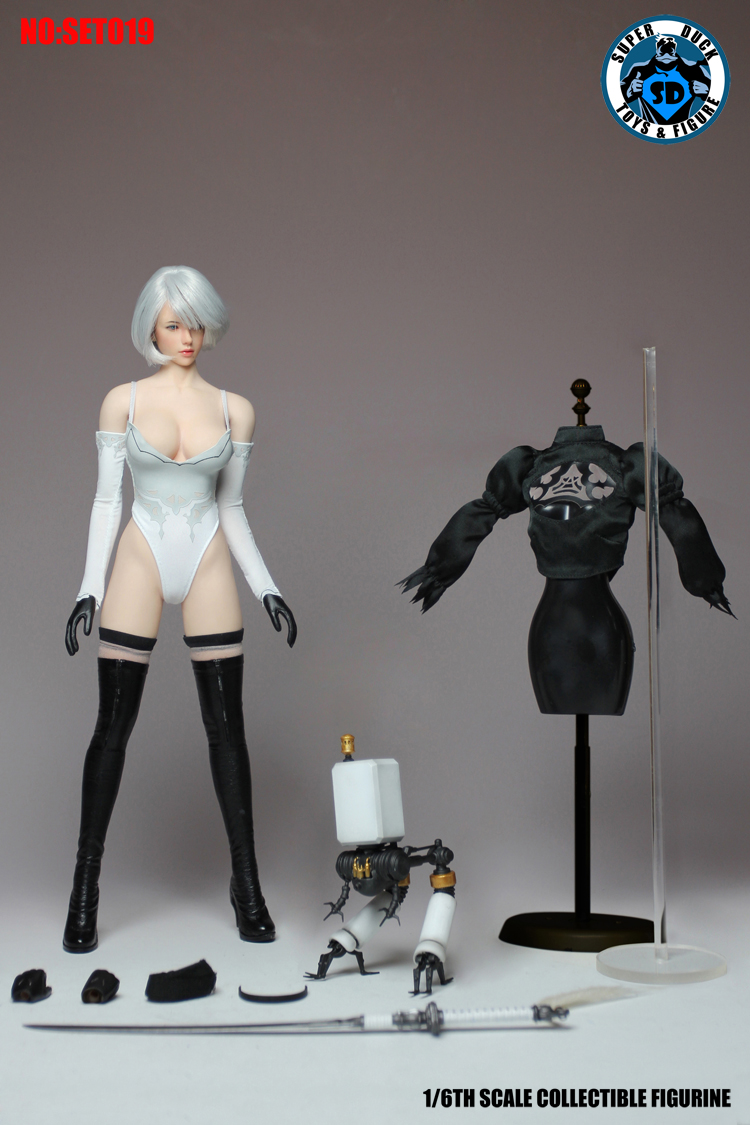 female - NEW PRODUCT: SUPER DUCK New: 1/6 Cosplay Series - SET019 Sexy Man-made Popcorn + Robot Set 1253