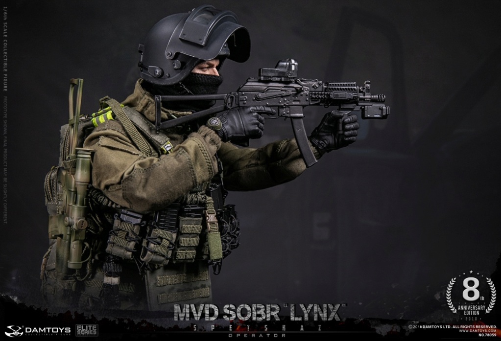 MVDSOBRLYNX - NEW PRODUCT:  DAMTOYS 8th Anniversary Edition: 1/6 RUSSIAN SPETSNAZ MVD SOBR LYNX (78059) 13433010