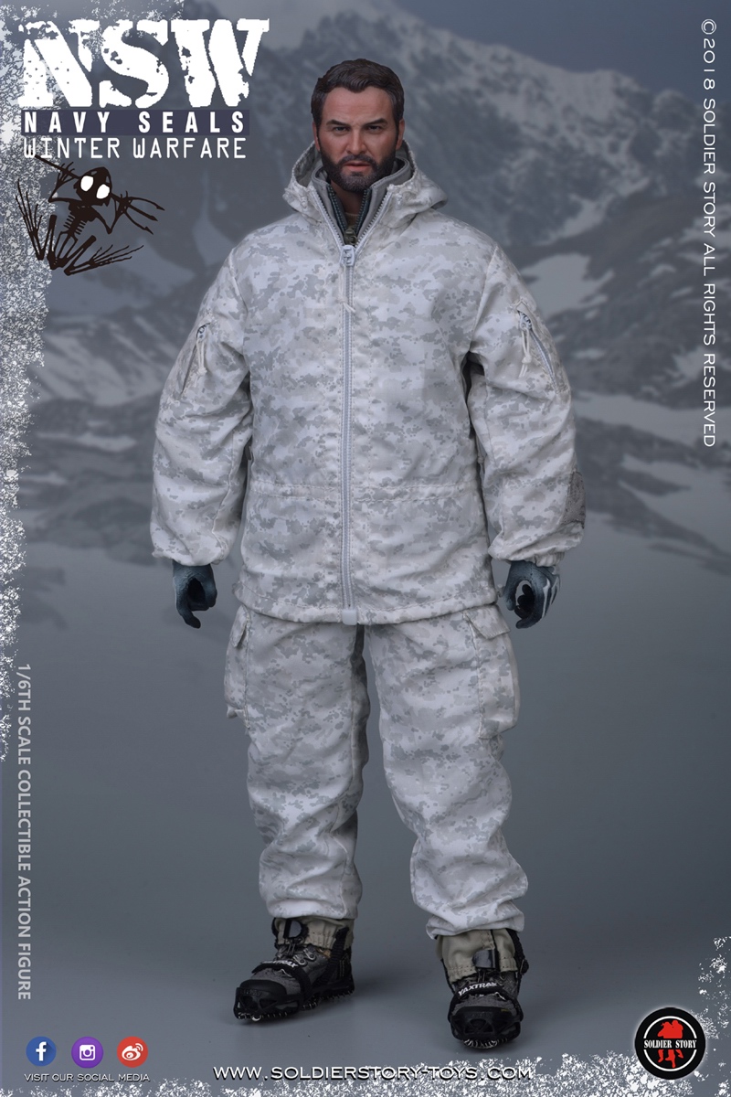ModernMilitary - NEW PRODUCT: SoldierStory: 1/6 US Navy Seals - NSW Snow Precision Shooter MARKSMAN (SS109#) 1410