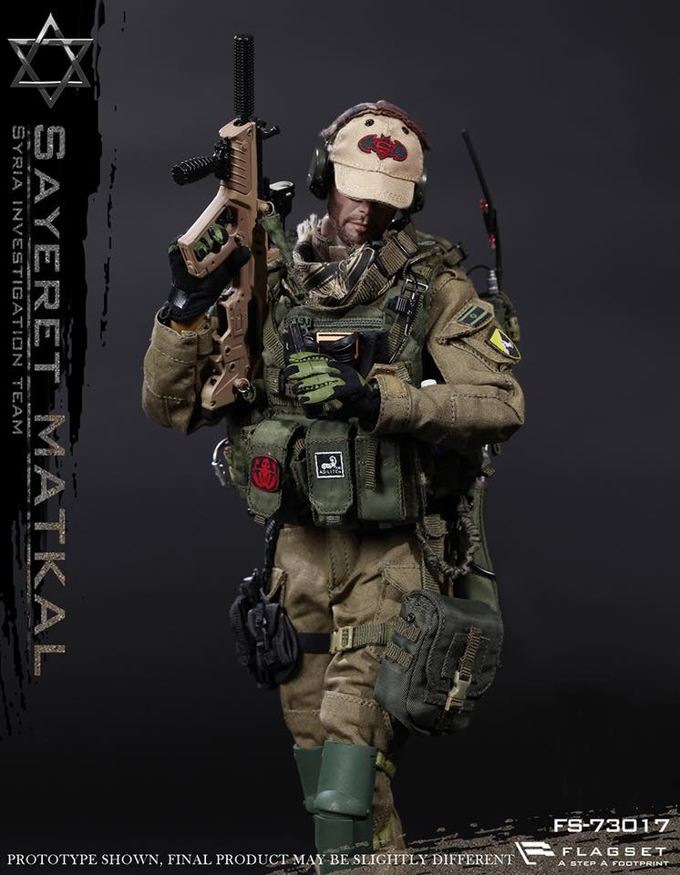 IDF - NEW PRODUCT: Flagset 1/6th scale IDF Sayeret Matkal (Syria Investigation Team) 12-inch military figure 1434