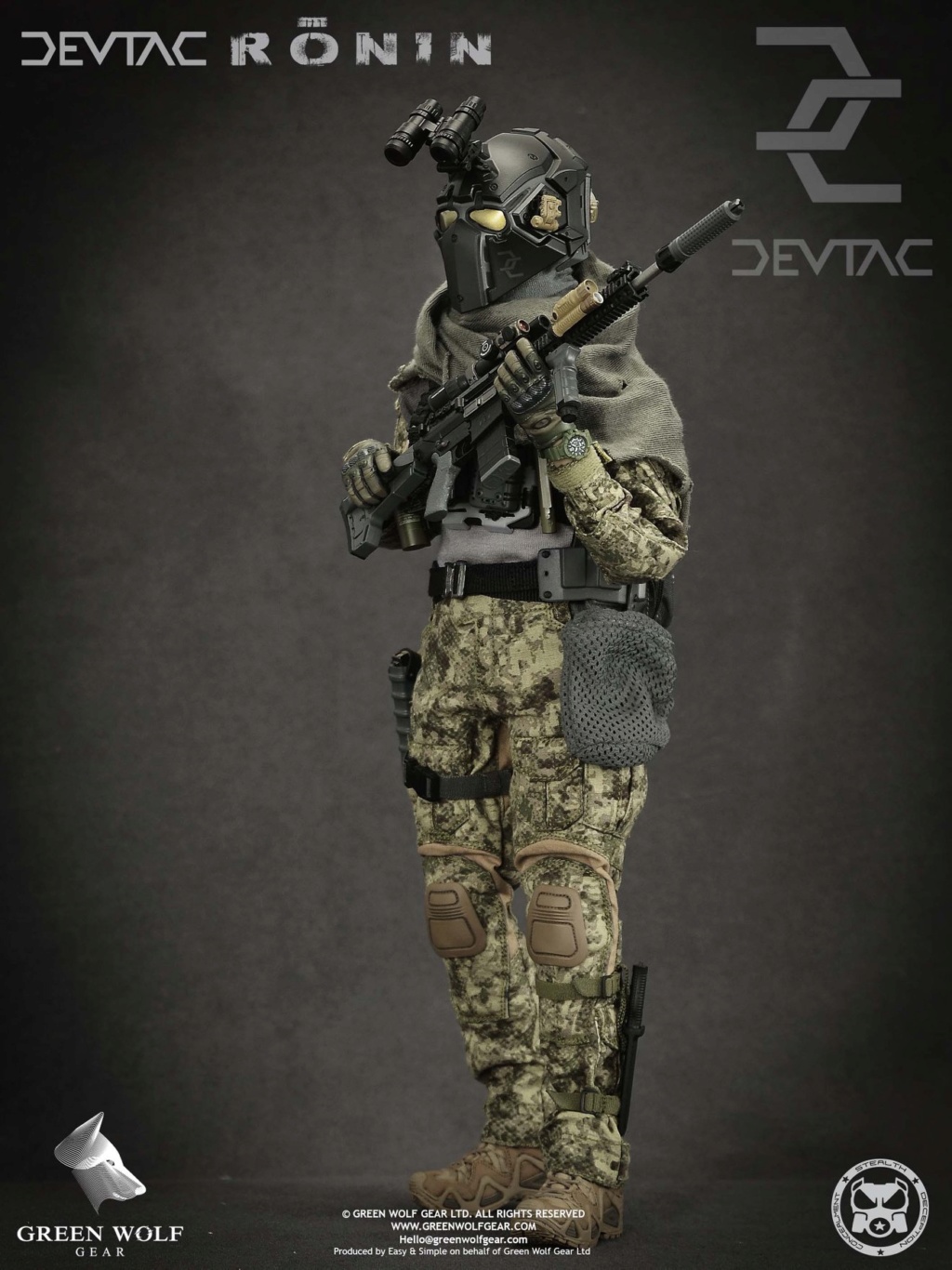 GreenWolfGear - NEW PRODUCT: Green Wolf Gear DEVTAC Ronin 1/6 Action Figure (VS2434P) 1435