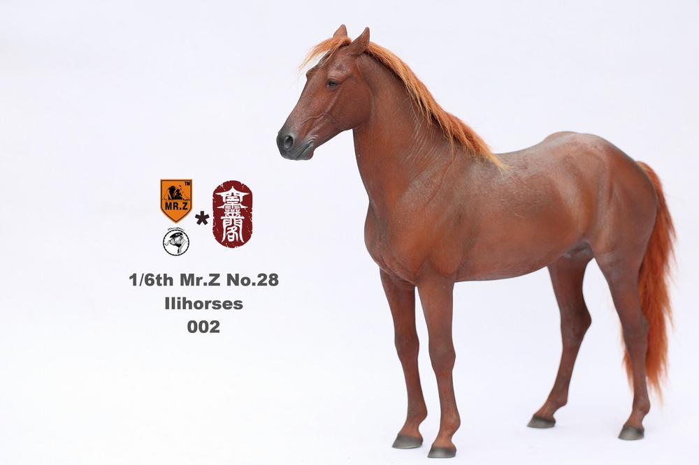 Mr  Z Horse - NEW PRODUCT: Mr.Z (*Air Lingge cooperation) new product: 1/6 simulation animal twenty-eighth bomb - Yili horse full set of 6 145