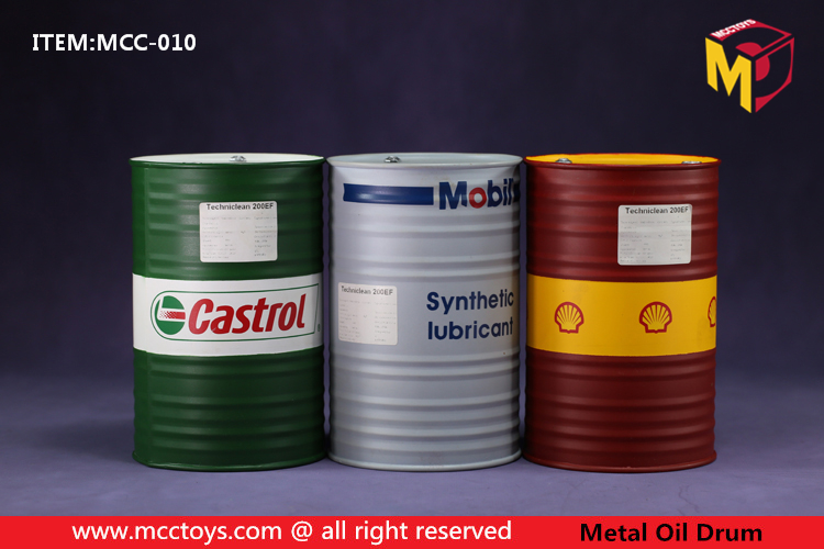 oil - NEW PRODUCT: MCCTOYS New Products: 1/6 Metal Drum - Three Colors 15313211