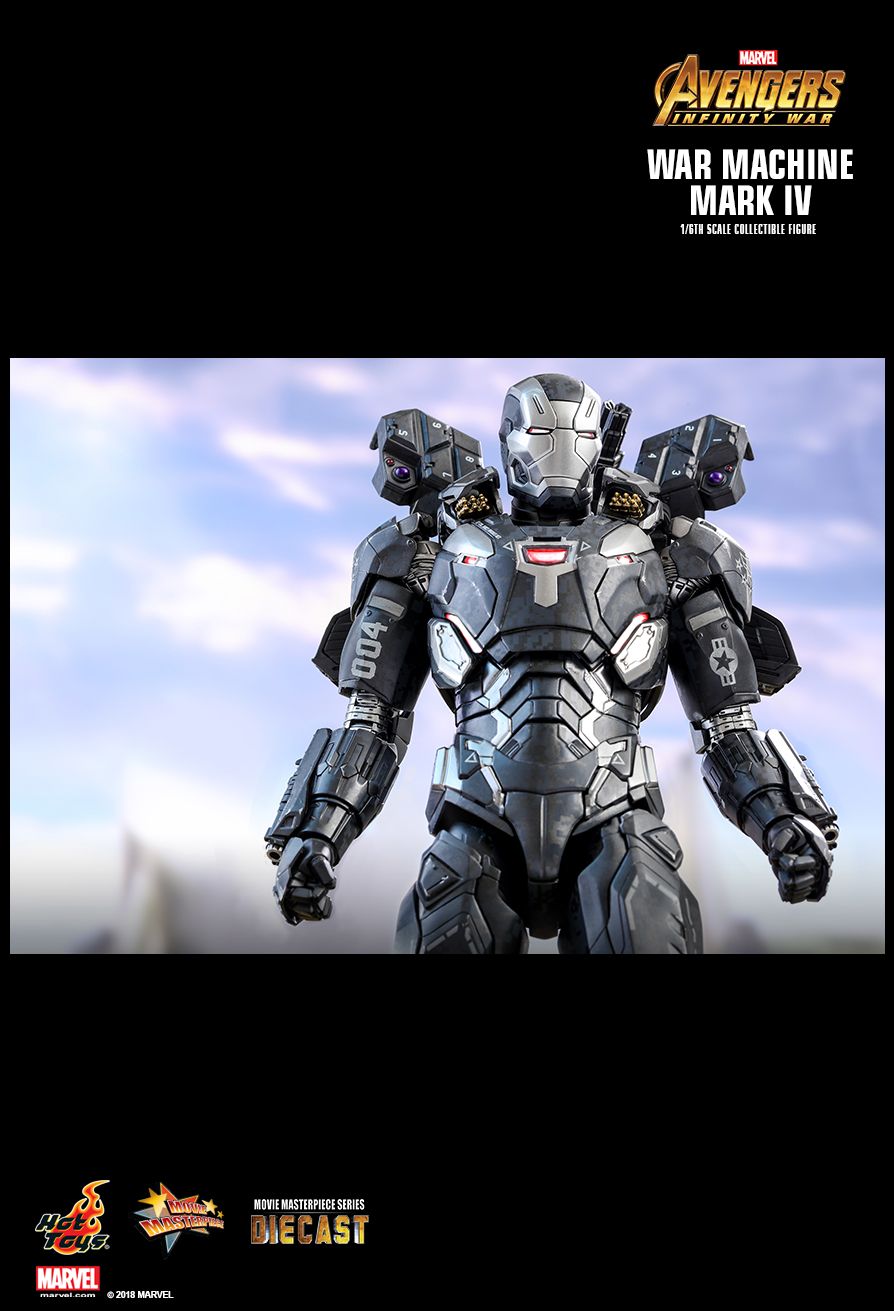 War-Machine - NEW PRODUCT: HOT TOYS: AVENGERS: INFINITY WAR WAR MACHINE MARK IV 1/6TH SCALE COLLECTIBLE FIGURE 1546